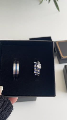 خواتم كبلز رجالي ونسائي ازرق