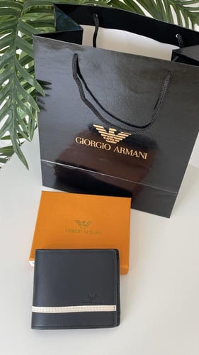 محفظة ارماني مع ملحقات