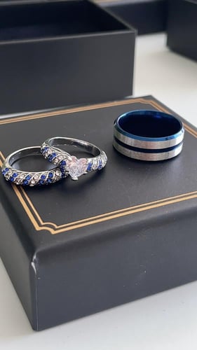 خواتم كبلز رجالي ونسائي ازرق