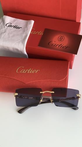 نظاره كارتير ايطار ذهبي مع اسود مع ملحقاتها