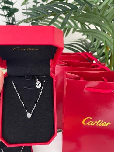 سلسال كارتير فصه فضي