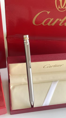 قلم كارتير فضي شامل ملحقات
