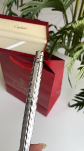 قلم كارتير فضي مع ملحقات