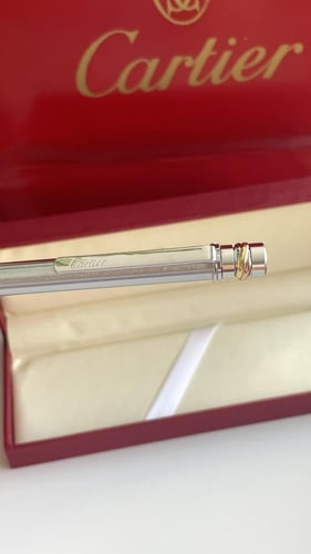 قلم كارتير فضي شامل ملحقات