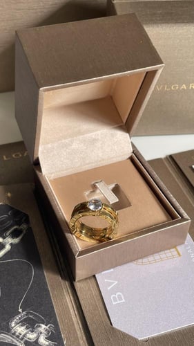 خاتم بولغري ذهبي