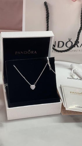 سلسال باندورا قلب فضي