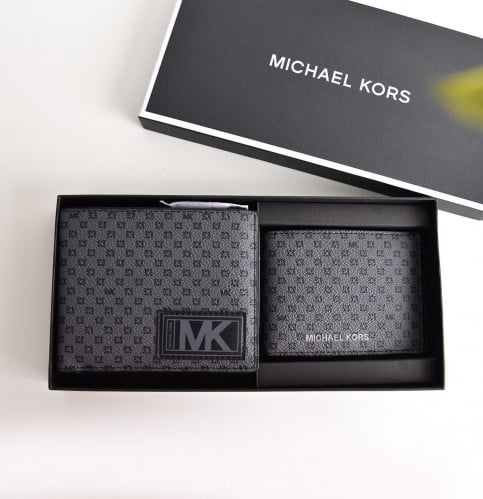 طقم محفظة وحامل بطائق مايكل كورس