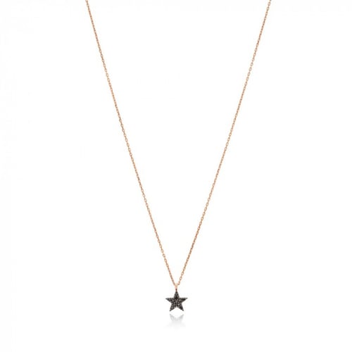 سلسال على شكل النجمة الخماسية مرصوف بأحجار الزيركو...