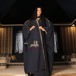 بشت كحلي فاخر زري رفيع