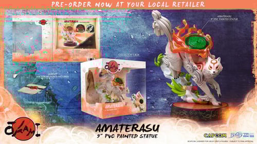 FIRST 4 FIGURES Okami Amaterasu Action Figure