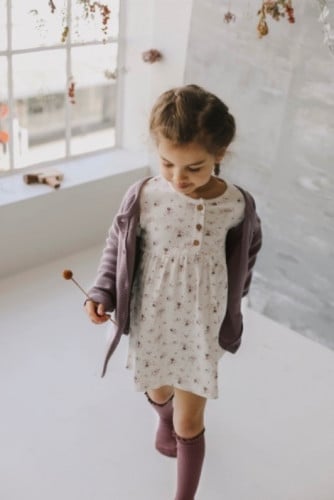 MAUVE CARDIGAN