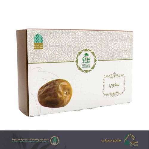 تمر سكري مفتل فاخر وزن 400 جرام