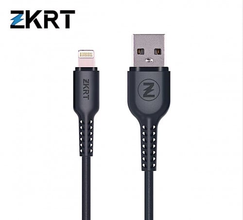 كيبل ايفون ZKRT سريع وعالي الجودة بطول 1 متر USB إ...