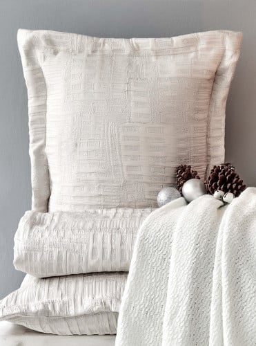 طقم بطانية خفيفة Como فضي