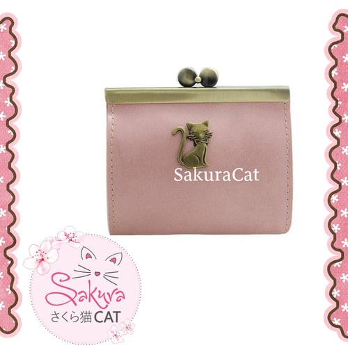 محفظة مع رسمة قطة