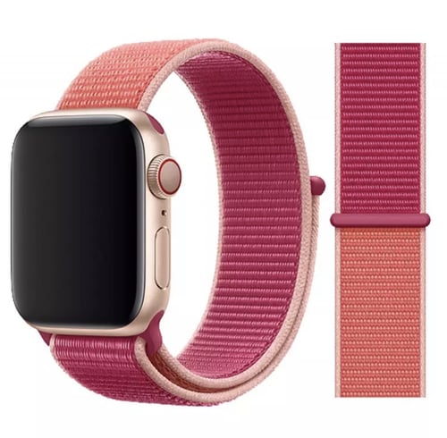 سوار ساعة أبل قماشي ألوان متعددة