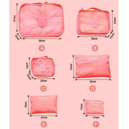 منظمات ملابس 6 قطع