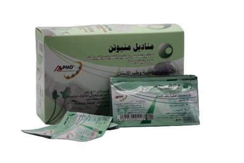 مناديل التعقيم الطبية منيوتن لتطهير الأسطح 70٪ كحو...