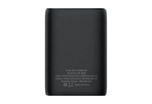 باور بانك 10000 ملي امبير صغير الحجم 18 واط