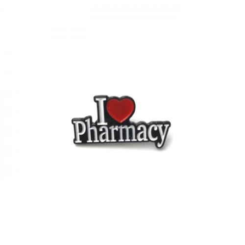 I Love pharmacy Brooch