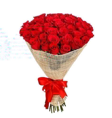 باقة فالانتاين 50 وردة