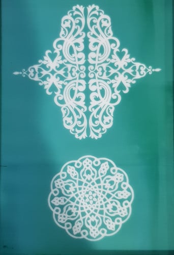 زخرفه (a4) شاشة حريرية