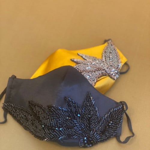 كمامة سهرة بالوان متنوعة(الحبة) - evening mask