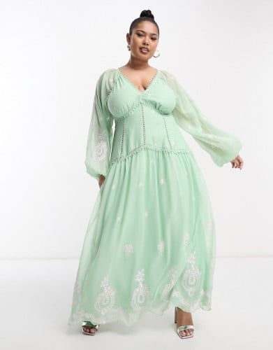 فستان تيفاني ماكسي من الشيفون