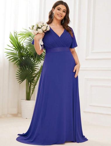 فستان سهرة شيفون مقاس 2XL