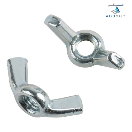 DIN315, Wing Nut , Grade 4.8 , White Zinc Plated,...