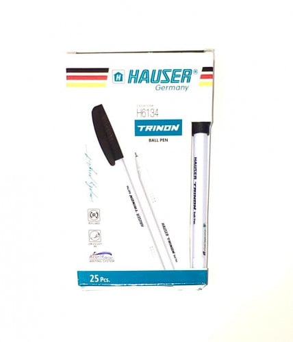 علبة اقلام جافة 25 قلم لون اسود هوزر المانيا