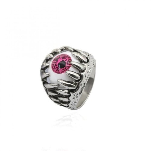 خاتم مخلب فك عين زهري بينك