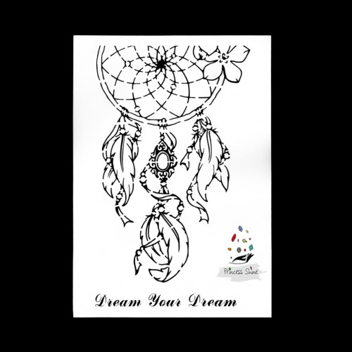 177 - استنسل شماعة الأحلام ( A4 )