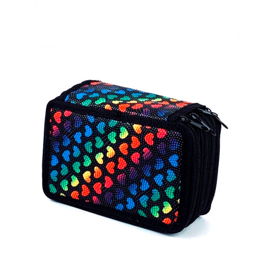 مقلمة بأربع طبقات لترتيب الألوان والاقلام