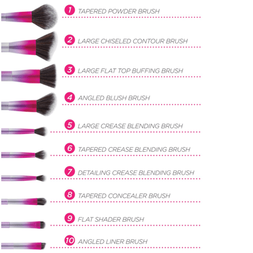 بي اتش - مجموعة فرش مكياج رويال افير 10 فرش
