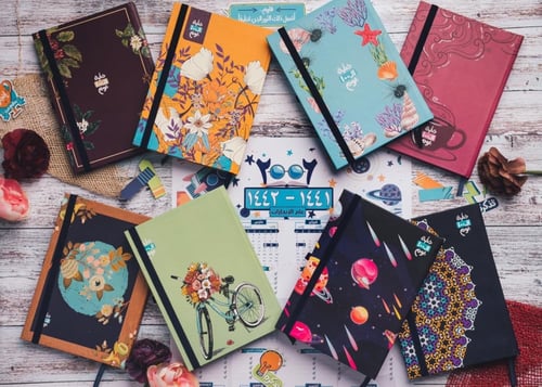 مفكرة خطة الـ100 يوم - Mulberry Floral