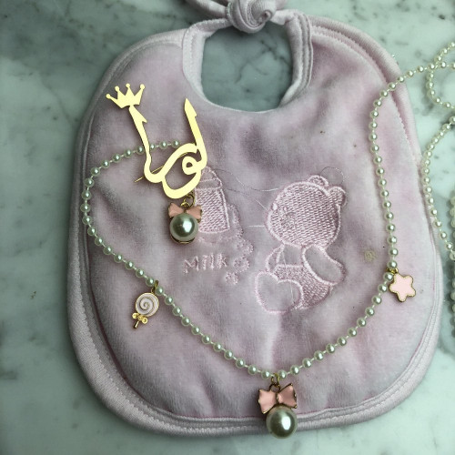 بروش تاج مع تعليقه اللهايه