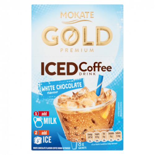 قهوة مثلجة مع الشوكالاته 8 أكواب من Mokate