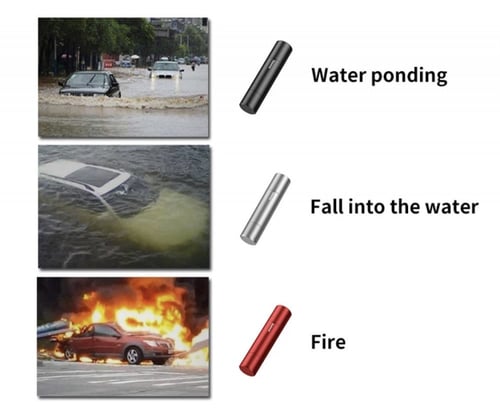 قطعة كسر زجاج السيارة وقطع للحزام للطوارئ