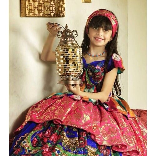 فستان اللاميه هندي و شعبي