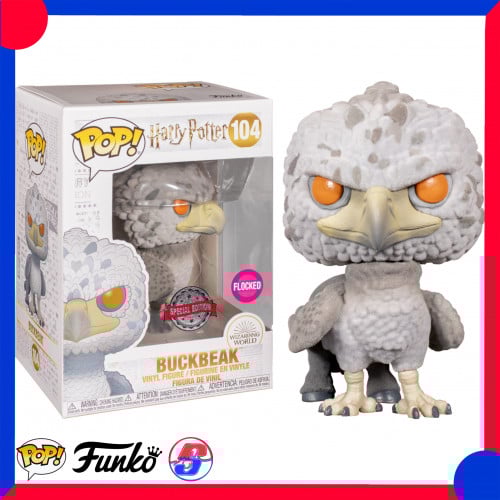 Funko POP Harry Potter Buckbeak FLOCKED EXCLUSIVE