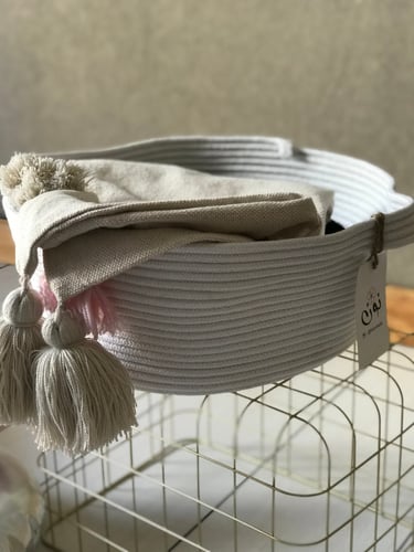 سلة رناد قطن دائري