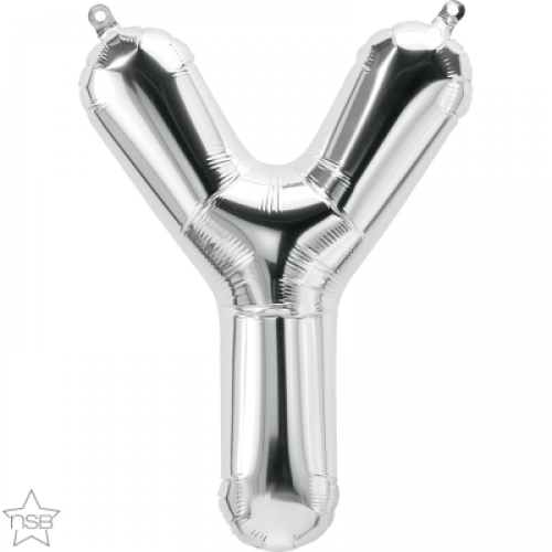 FOIL SMALL LETTER SILVER (عدد 5 قطع) Y