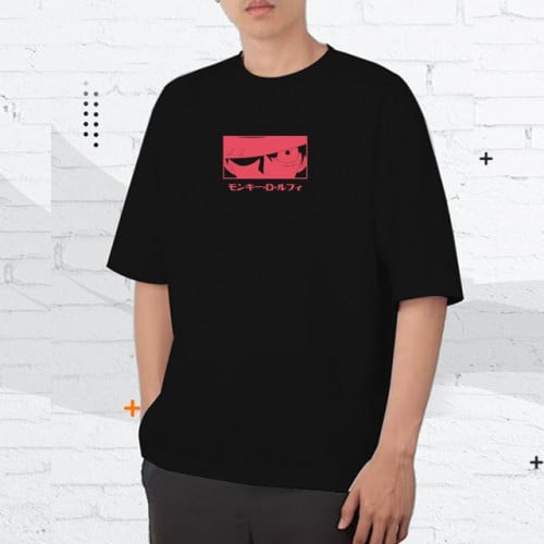 تيشرت اوفرسايز مطرز LUFFY