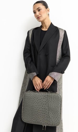 شنطة لاب توب رمادي