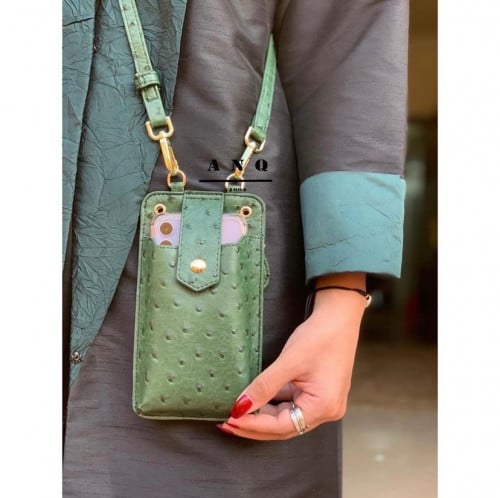 حامل الجوال / أخضر داكن