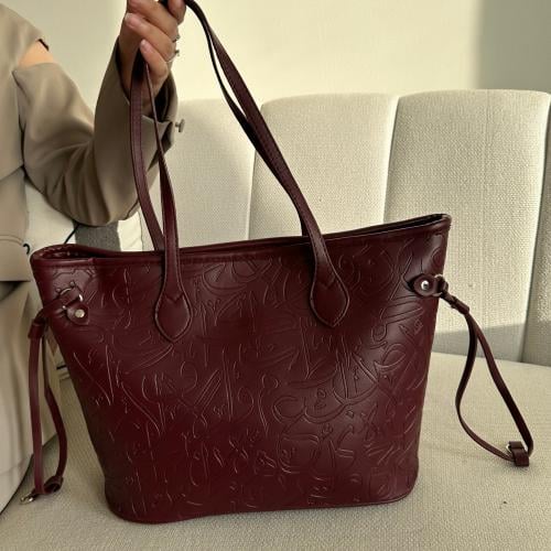 مجموعة الحروف العربيه ( عنابي )