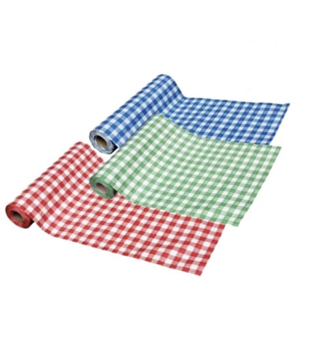 مفارش سفرة كاروهات سميكة / واحد رول ١٠ مفارش