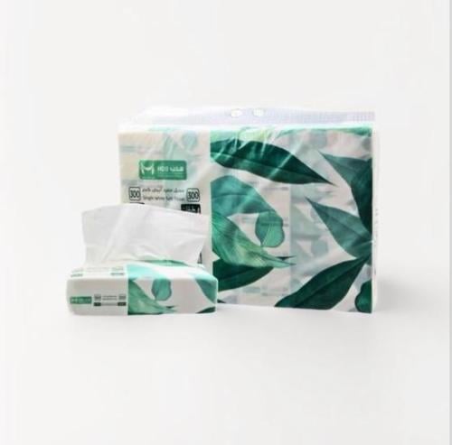 مناديل هدب 300 / ربطة 10 باكيت * 300 منديل مفرد 4...