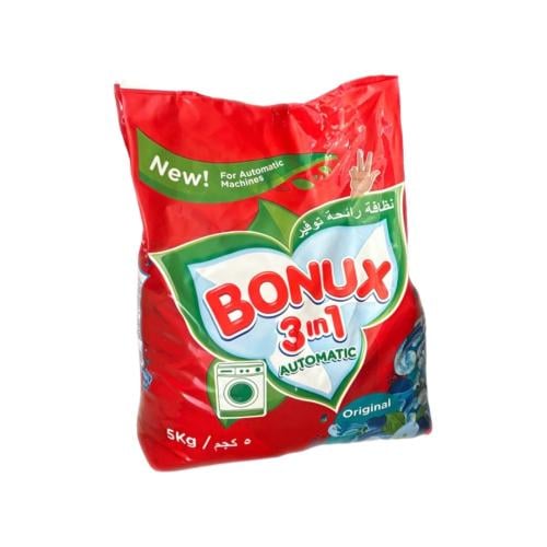 بونكس الأخضر لغسيل الملابس - اوتوماتيك ٥ كيلو
